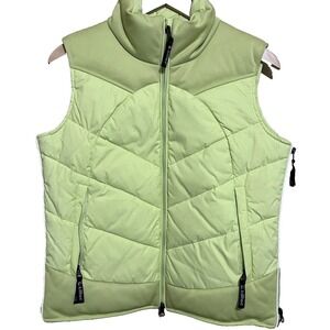 Killtec Women's Ski Vest Size 6 Water Resistant Breathable Windproof Green